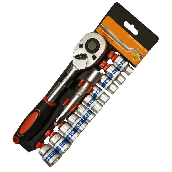 آچار بکس ۱۲ پارچه ریلی درایو 1/2 نیوتولز new tools اورجینال