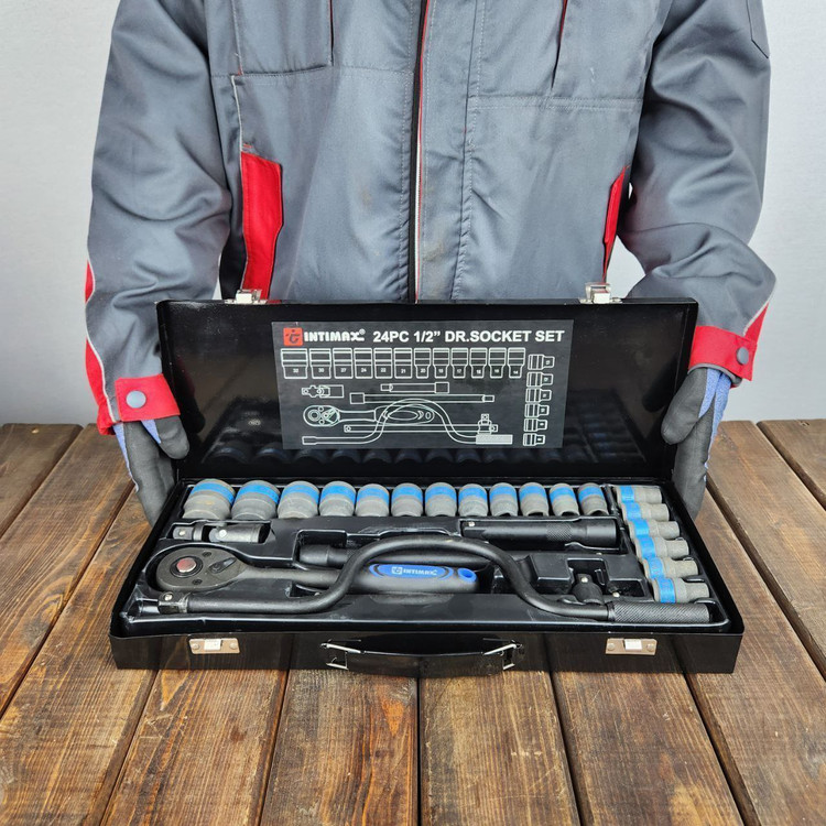 جعبه بکس ۲۴ پارچه مشکی فشارقوی درایو 1/2 اینتی مکس intimax تکنولوژی آلمان مدل 4007