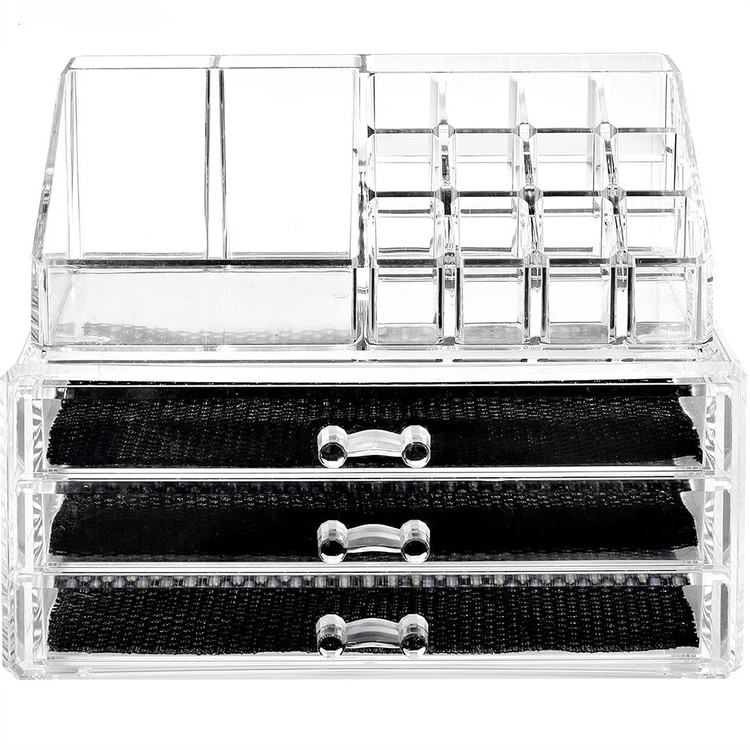 استند لوازم آرایش ( قسطی بدون کارمزد ) بی رنگ و شفاف درجه یک Beauty Box