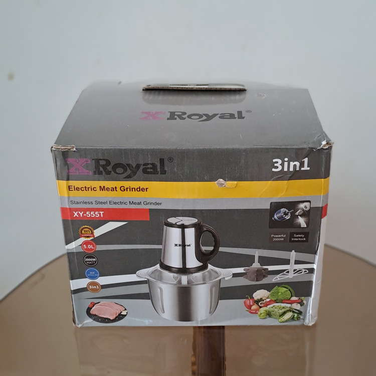 خردکن برقی ایکس رویال ۳ کاره 5 لیتری ( قسطی بدون کارمزد ) XRoyal مدل XY-555T